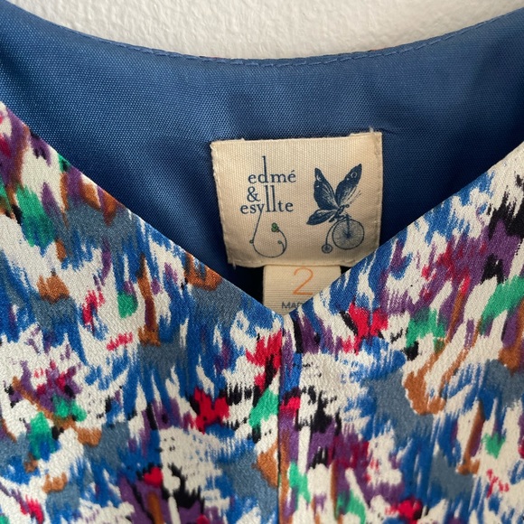 Anthropologie Edme & Esyllte Abstract Print | 2 - Picture 2 of 8